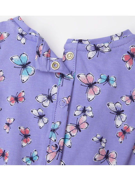 Kids' Fabric Jumpsuit Shorts/Bermudas Purple