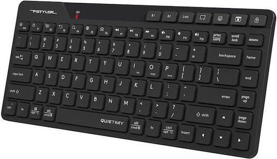 A4Tech FBK26C Безжично Само клавиатура Кирилски Черен