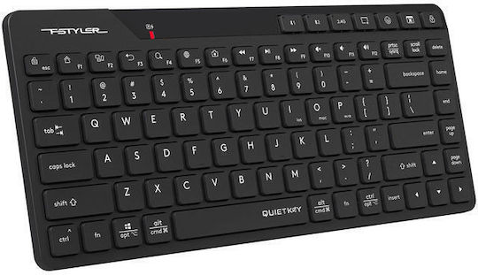 A4Tech FBK26C Безжично Само клавиатура Кирилски Черен