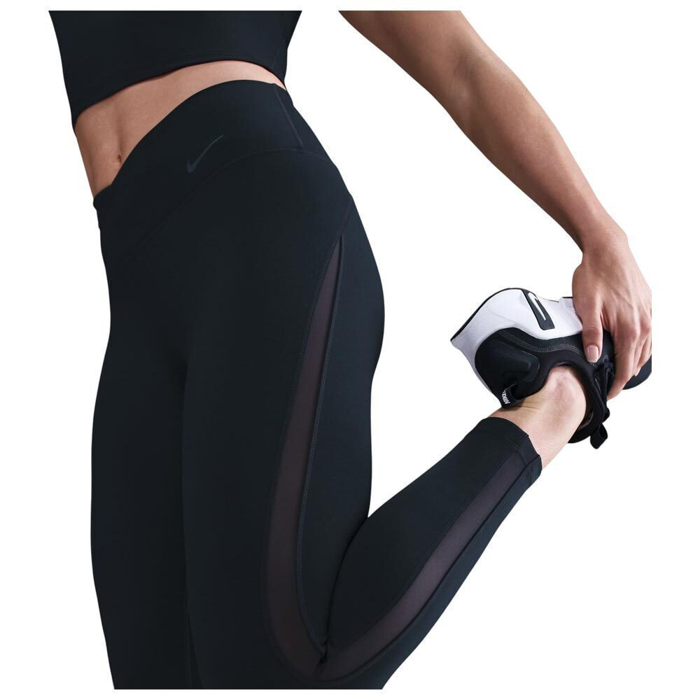 nike training one tight crop in black