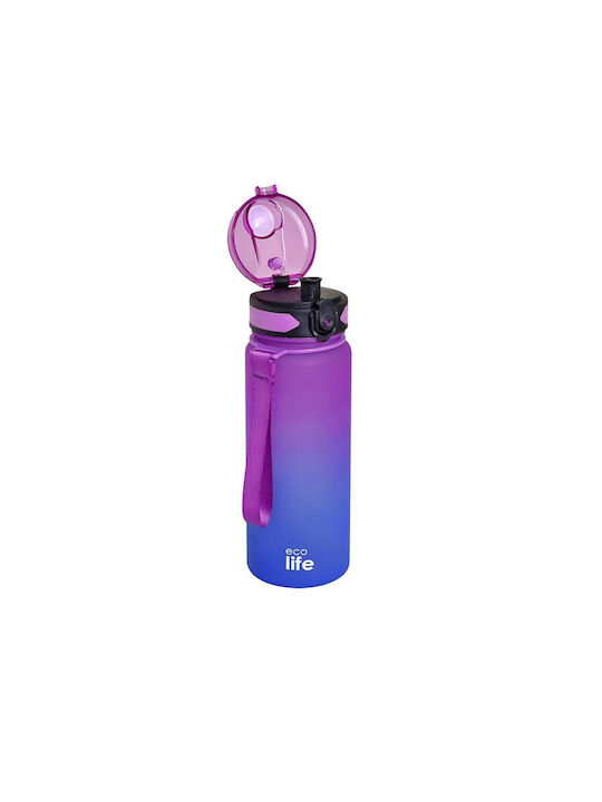 Ecolife Tritan Παγούρι 800ml Μωβ