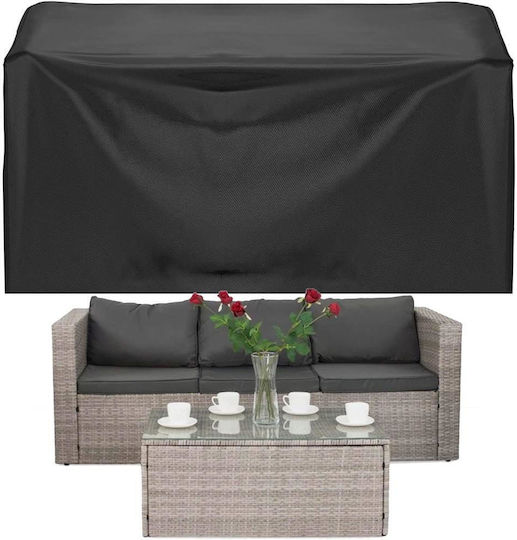 Impermeabil Protecție Capac Canapea 152x104x71buc în Culoare Negru 1buc