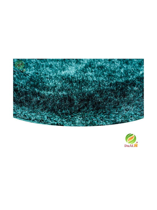 Χαλί Μεταξένιο Φ100cm Blue