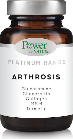 Power Of Nature Platinum Range Arthrosis Συμπλήρωμα για την Υγεία Αρθρώσεων & Οστών 30 ταμπλέτες