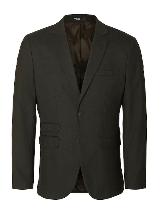 Men's Suit Jacket Slim Fit Khaki
