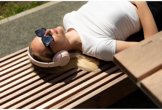 GoGEN Безжични Bluetooth On Ear Слушалки с 31 часа Работа Розови
