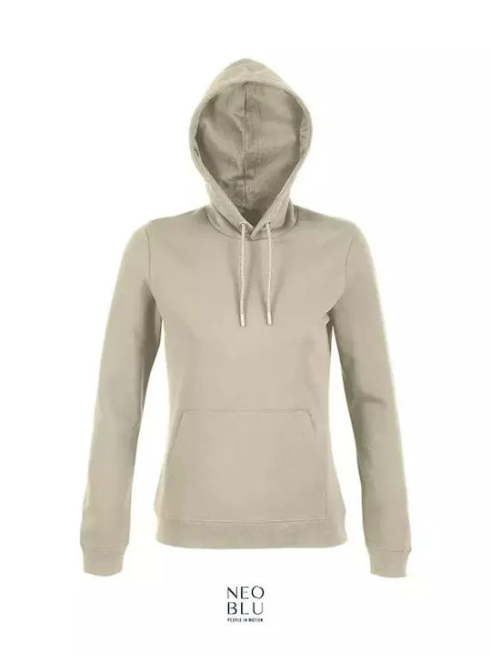 Neoblu Femeiesc Hanorac Promotional Mânecă Lungă Dusty Beige