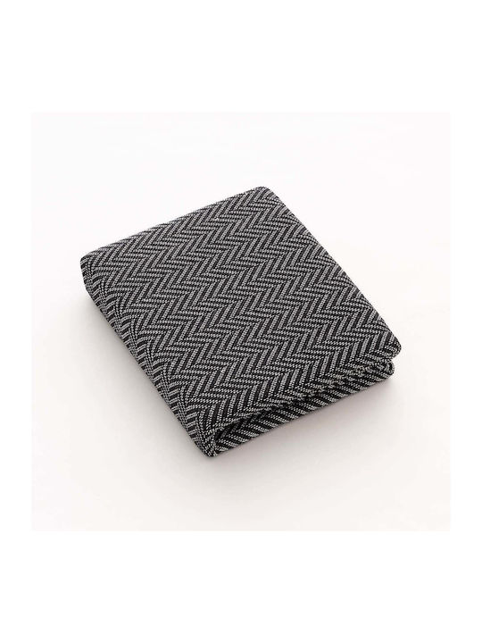 Sofazip Ριχτάρι Διθέσιου Καναπέ 230x260εκ. Soft Black