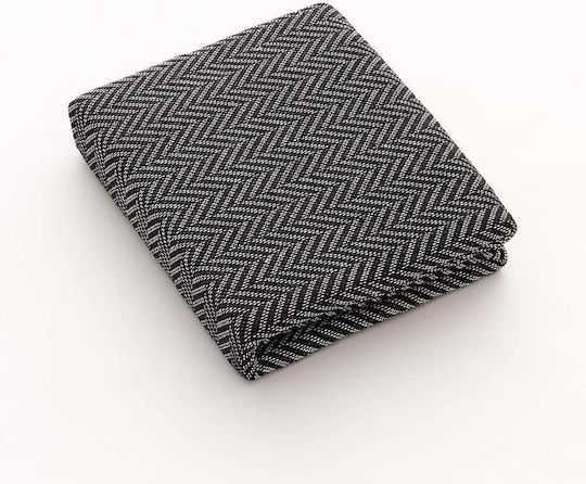 Sofazip Ριχτάρι Διθέσιου Καναπέ 180x260εκ. Soft Black