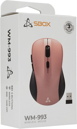 Sbox WM-993 С кабел Мишка Розов