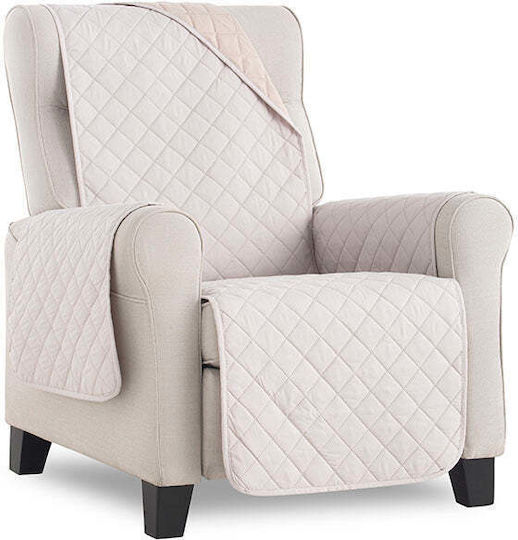 Sofazip Еластичен Калъф За 4-местен диван Ivory-beige 200εκ. 1бр SZMATIVBE