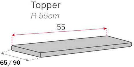 Sofazip Водоустойчив Еластичен Калъф За 4-местен диван Dark Gray 90x200см 1бр SZTOPGRIINC