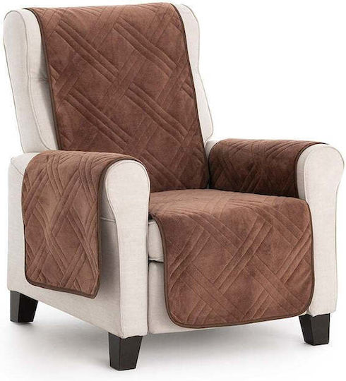 Sofazip Еластичен Калъф За 3-местен диван Brown 160εκ. 1бр SZMATVELVETMARO