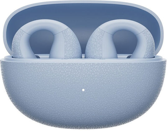 QCY Crossky C10 Offenes Ohr Bluetooth Kopfhörer mit Schweißbeständigkeit und Ladekoffer Blau