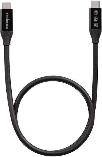 Edimax USB4/Thunderbolt3 USB 4 Видео Кабел USB-C Мъжки - USB-C 240W Захранване (PD) Черен 0.5м UC4-005TB