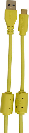 UDG USB 3.0 Cable USB-C male - USB-A Yellow 1.5m (U98001YL)