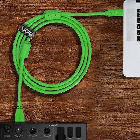 UDG USB 3.0 Cable USB-C male - USB-A Πράσινο 1.5m U98001GR