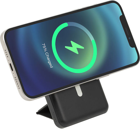 Rivacase VA2604 MagSafe Power Bank 10000mAh mit USB-A Ausgangsanschluss und USB-C Ausgangsanschluss Power Delivery Schwarz