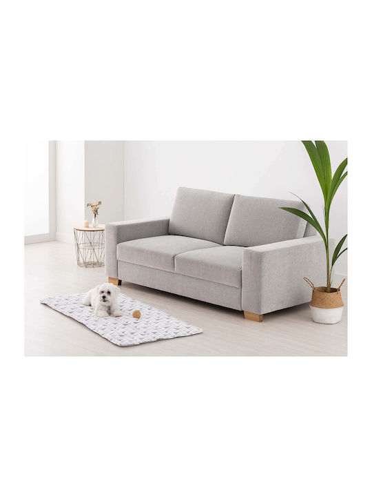 Sofazip Impermeabil Husă Elastică Canapea cu cinci locuri Gri 240εκ. 1buc SZTOPZAZU