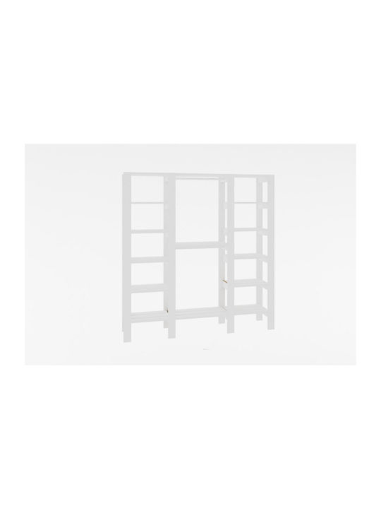 Aithrio Rack Pentru Îmbrăcăminte Din Lemn Alb 161.4x38cm