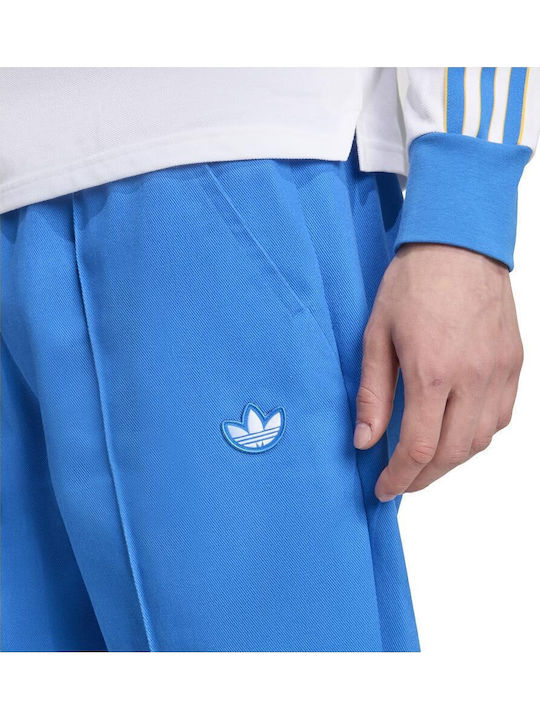Real Madrid Football Sweatpants with Elastic Light Blue