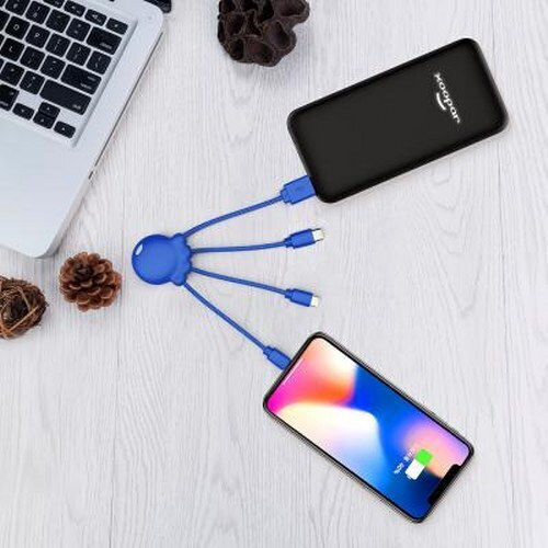 Xoopar USB to Lightning / Type-C / micro USB Cable Πολύχρωμο