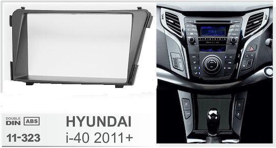 DIN Fascia Panels 2 Din for Hyundai i40 2011