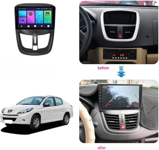 9-inch Navigation Frame Idealstore Wiring Canbus Module Included Compatible Peugeot 206+ 2006-2015 Mp3 Mp5 Player 2din Android Screen 9 9.7