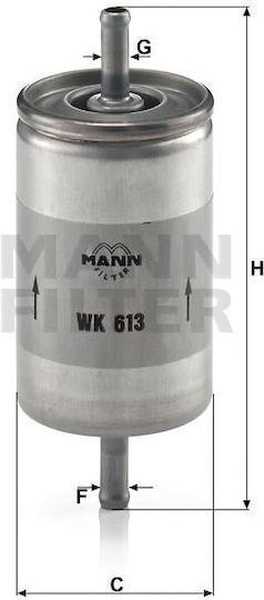 Mann Filter Gasoline Filter for Audi/Fiat/Seat