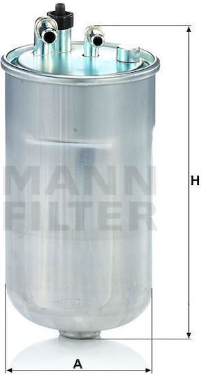 Mann Filter Benzinfilter für Opel Corsa-D / Corsa-E - Vauxhall Corsa