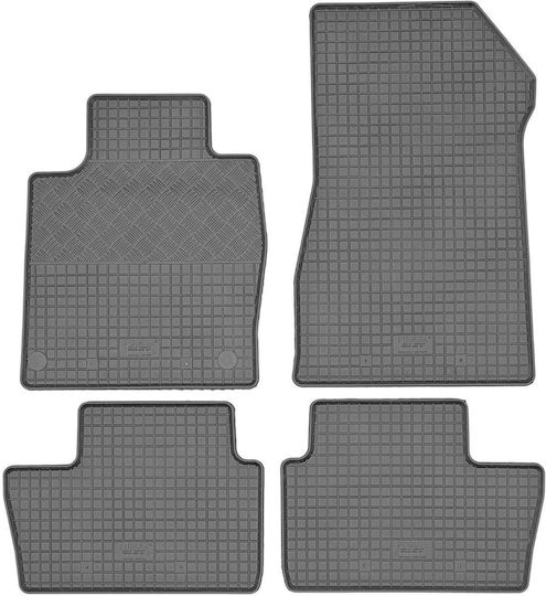 Rigum Set of Front and Rear Mats 4pcs for Nissan Juke 2019+ Black