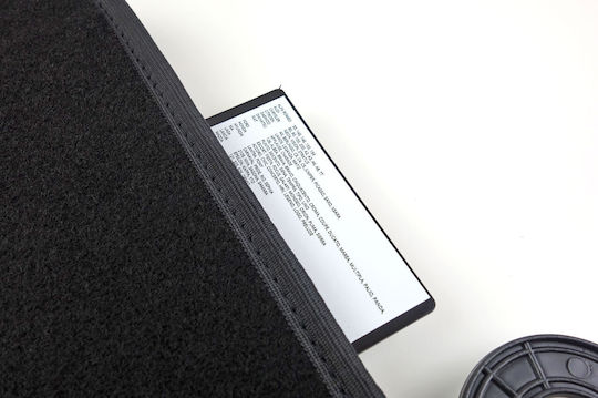 AMiO Set of Front and Rear Mats Universal 4pcs Black