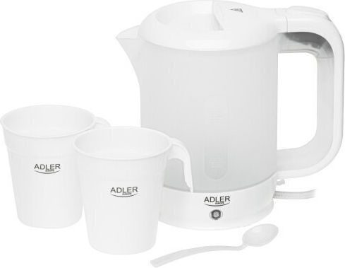 Adler Βραστήρας Ταξιδίου 500ml 900W Γκρι
