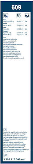 Bosch Twin Set Frontal Lamele Ștergătoare Auto 600mm