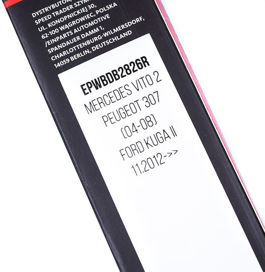 Einparts Vorderseite Satz Fahrer Wischerlänge 710mm 650mm