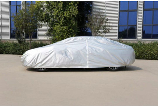 Husă Auto Premium Idealstore Protecție 4 Sezoane Material Extra Durabil Rezistent la Apă Zăpadă Soare Închidere cu Fermuar pe Partea Șoferului Material Interior Căptușit Compatibil SUV Van Dimensiuni 4.10x1.72x1.45m