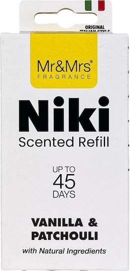 Mr & Mrs Fragrance Αρωματικό Αεραγωγού Αυτοκινήτου Niki Vanilla & Patchouli