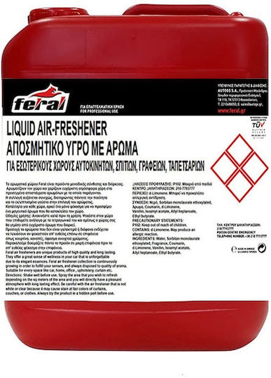 Feral Αρωματικό Υγρό Αυτοκινήτου Natural Collection Levander 5lt
