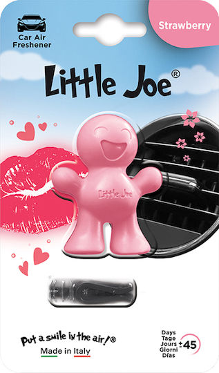 Little Joe 00768 Hanging Car Air Freshener Manny Aroma Scent Strawberry