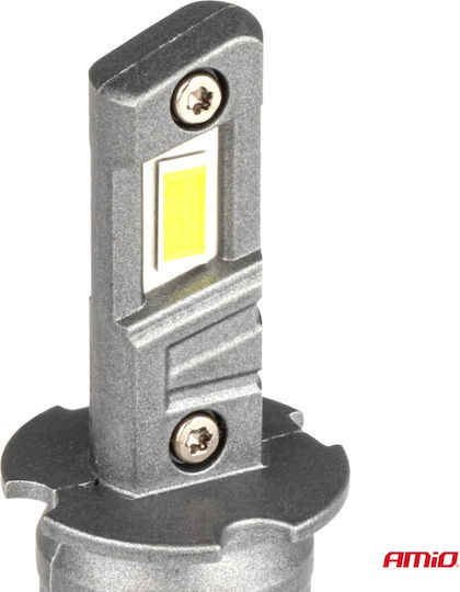 AMiO Крушки За Автомобил H3 Canbus LED 6000K Хладно Бели 12V 30W 2 Броя