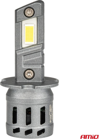 AMiO Крушки За Автомобил H3 Canbus LED 6000K Хладно Бели 12V 30W 2 Броя