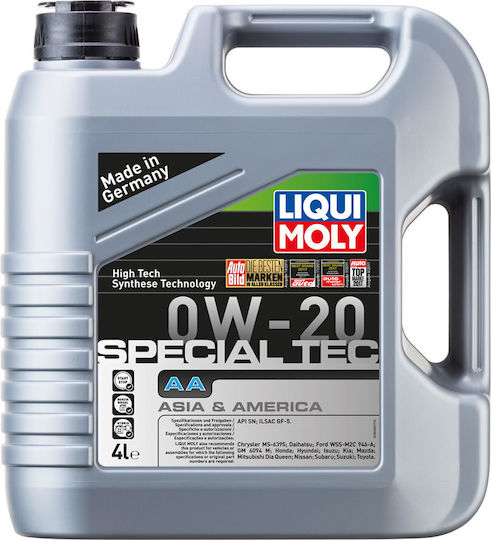 Liqui Moly Special Tech AA Car Oil 0W-20 4lt