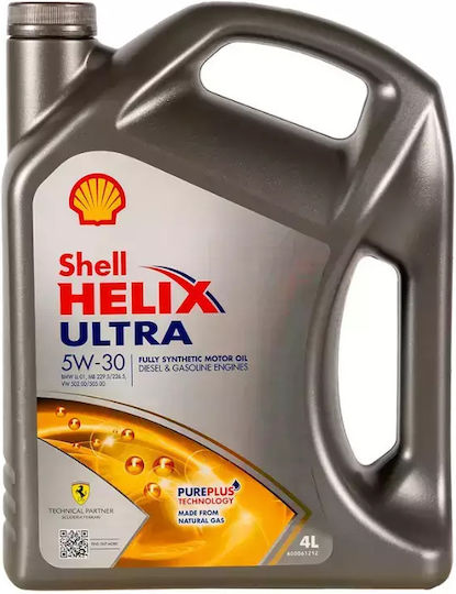 Shell Helix Ultra Συνθετικό Λάδι Αυτοκινήτου 5W-30 4lt