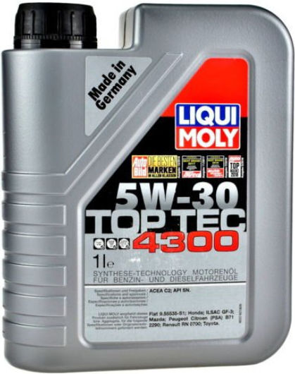 Liqui Moly Top Tec 4300 Синтетичен Масло за Автомобили 5W-30 1лт