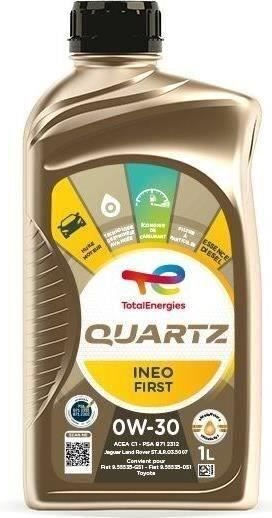 Total Quartz Ineo First Συνθετικό Λάδι Αυτοκινήτου 0W-30 1lt