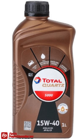 Total Quartz 5000 Συνθετικό Λάδι Αυτοκινήτου 15W-40 1lt