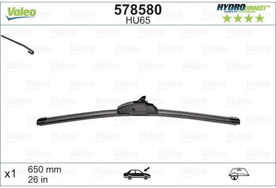Valeo Hydroconnect Ștergător Auto pentru Șofer 650mm