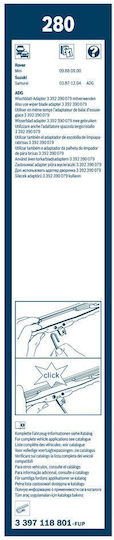 Bosch Twin Set Ștergătoare Auto Față 280mm