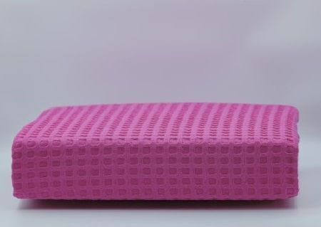 Pătură Waffle Piqué Supraînălțată 220x240 cm Fucsia