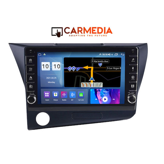 Carmedia Car Audio System for Honda CR-Z 2010-2016 (Bluetooth/USB/WiFi/GPS/Apple-Carplay/Android-Auto) with Touch Screen 9"